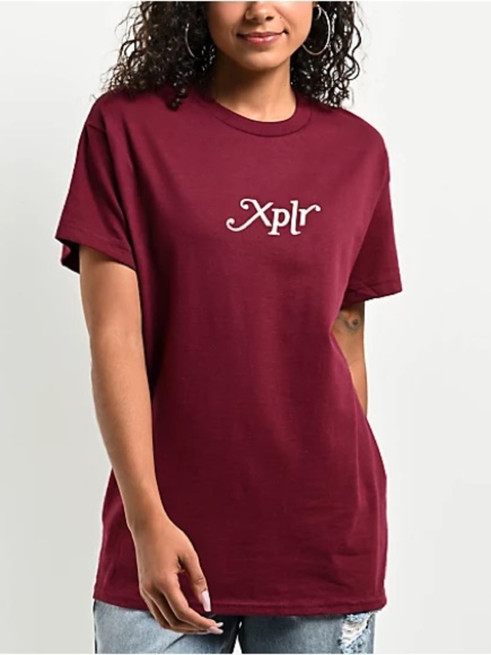 NWT XPLR Core Maroon T-Shirt Size XL